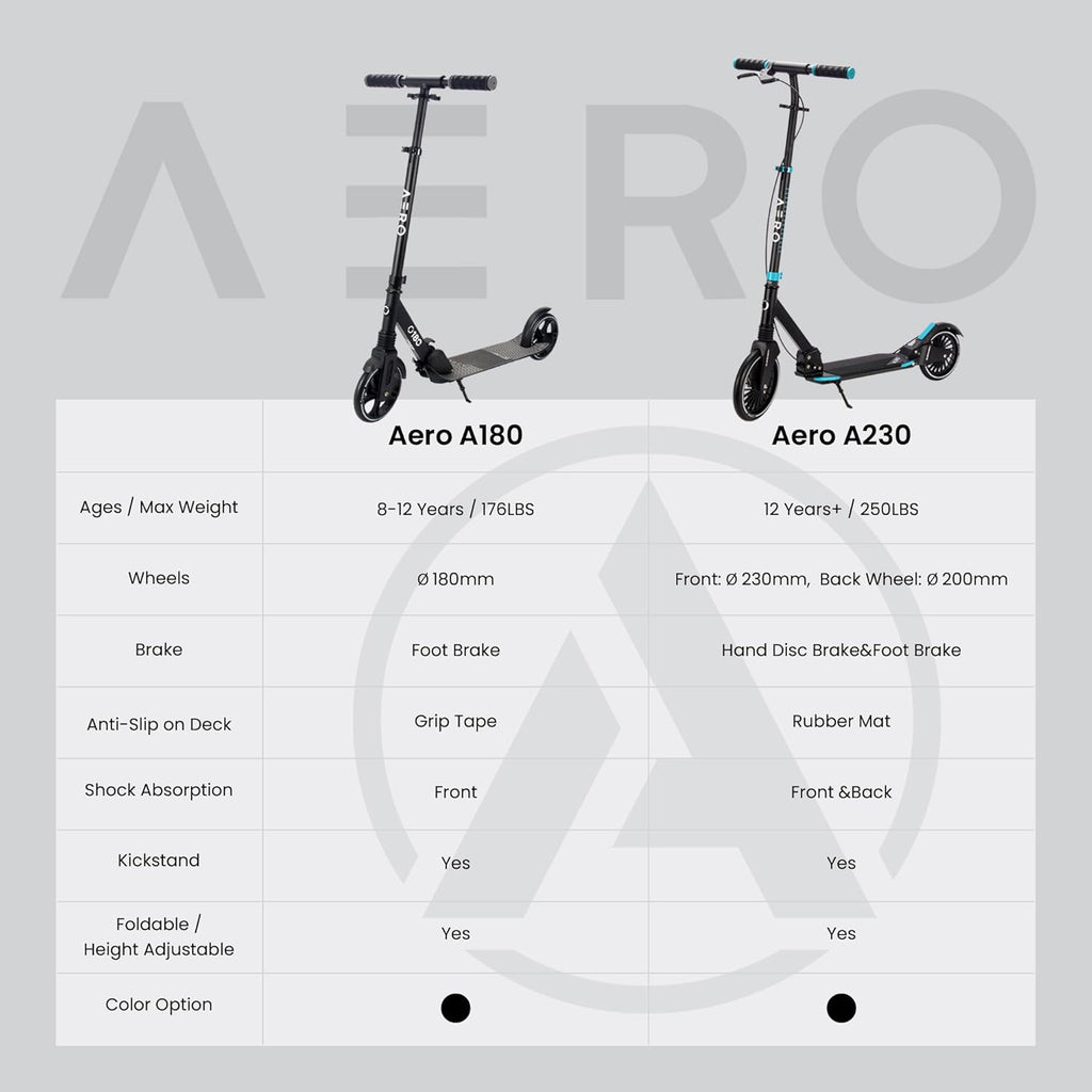 A230 Foldable Scooter - Black - Image 4