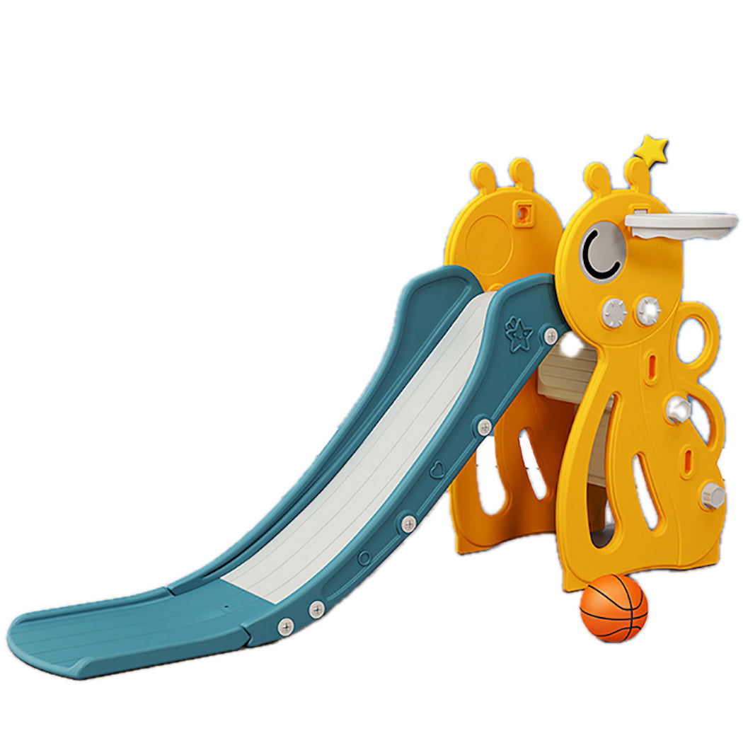 Lovely Baby Honeybee Slide W/ Basketball Hoop