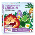 Chalk & Chuckles Hungry Four Animals - Memory Game (Ages 3 to 7)