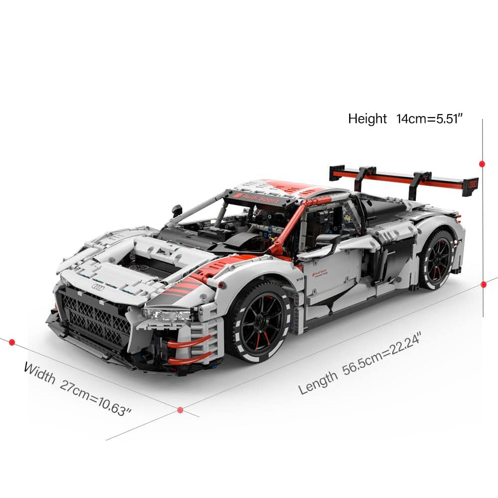 Rastar Bricks - Audi R8 LMS GT3 - 3314 Pieces - Image 8