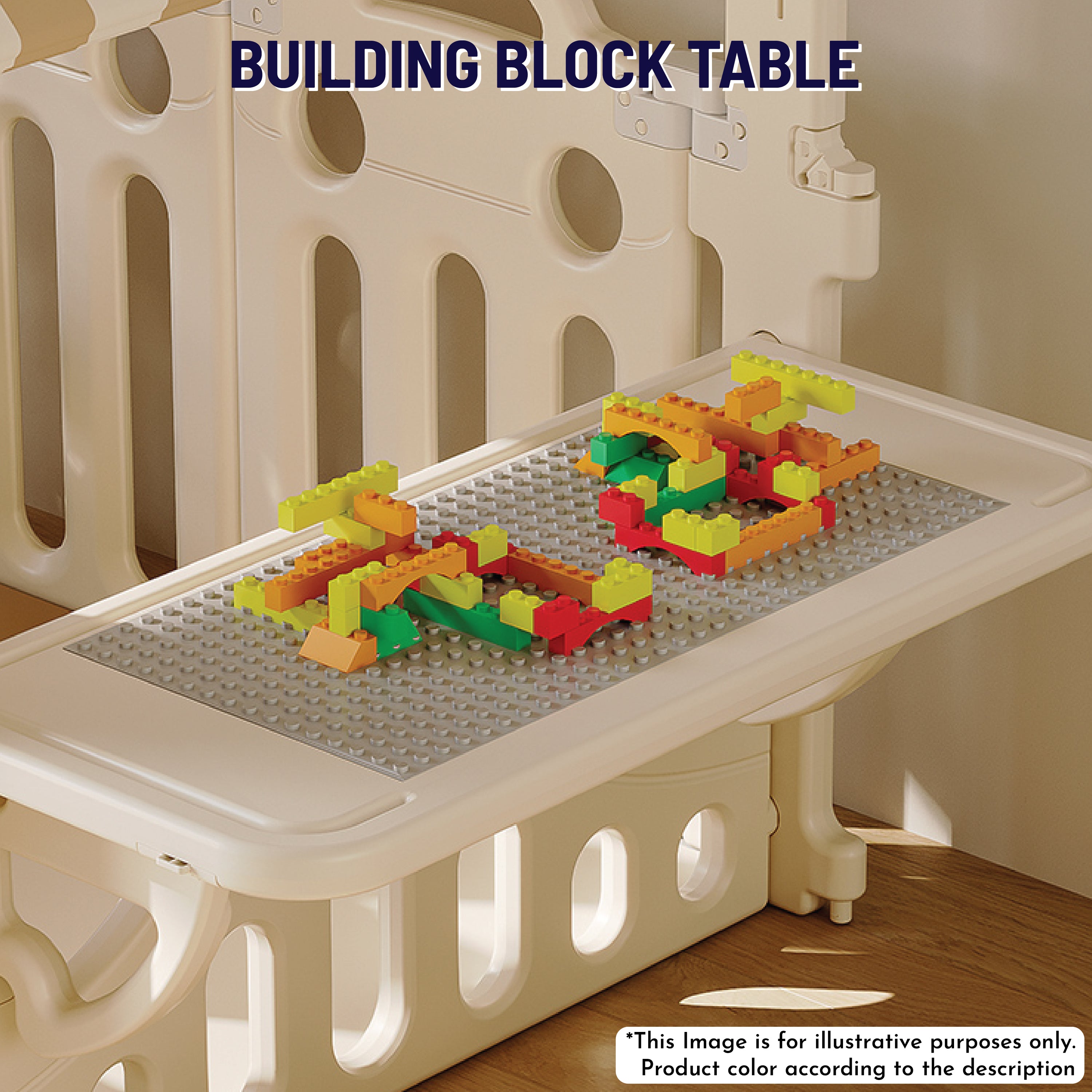 Kids Tent House w/ Storage & Table - Image 8
