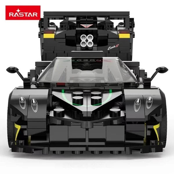 Pagani Zonda R Bricks Building Kit - Black - 387pcs - Image 5