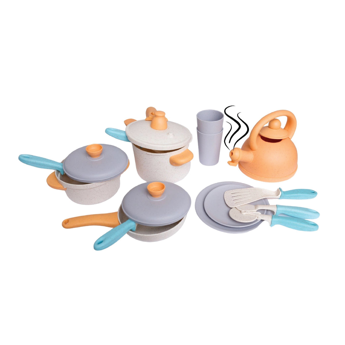 alldoro Kitchen Set - 14 Pieces, Eco-Friendly