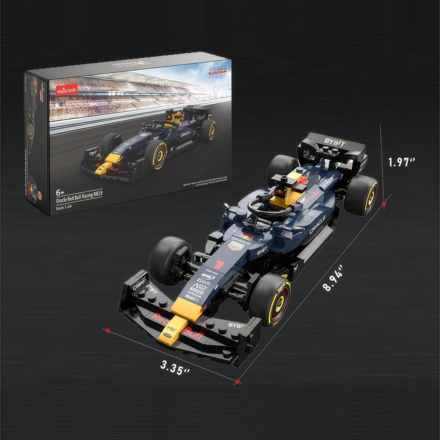 Redbull RB19 F1 Car Bricks Building Kit - 333pcs - Image 6