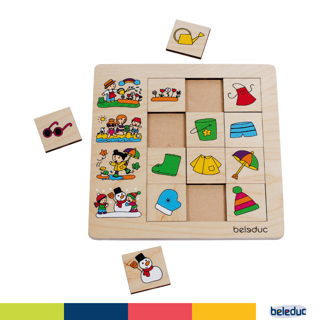 Wooden Sorting Set - Seasons - Image 3