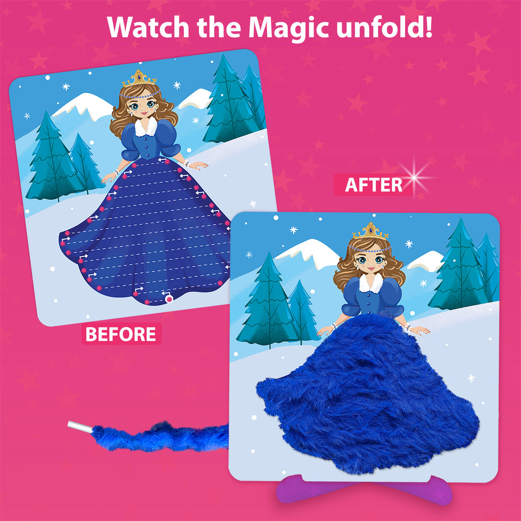 Chalk & Chuckles Lace Art-Princess & Unicorns (Ages 3 to 6) - Image 6