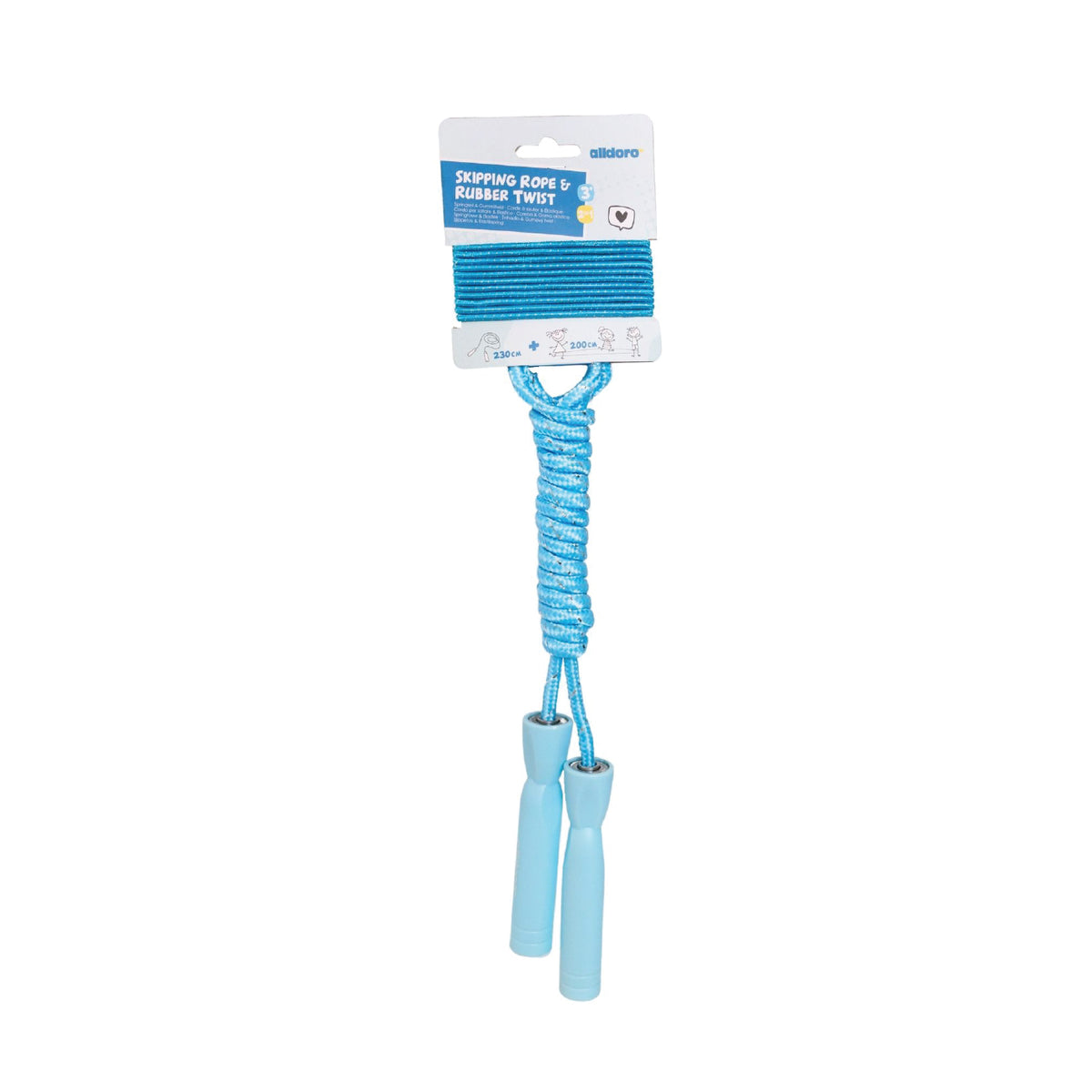 alldoro 2 in 1 Skipping Rope & Rubber Twist