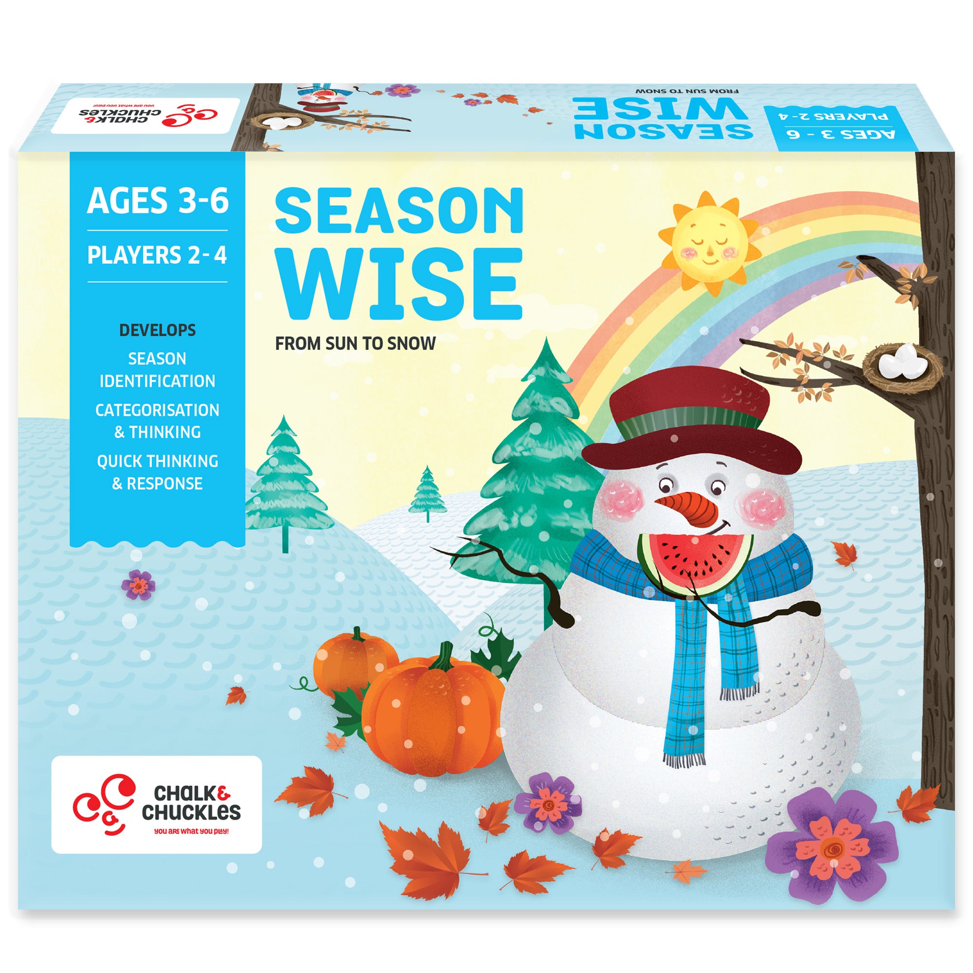 Chalk & Chuckles Season Wise - Memory Game (Ages 3 to 6)