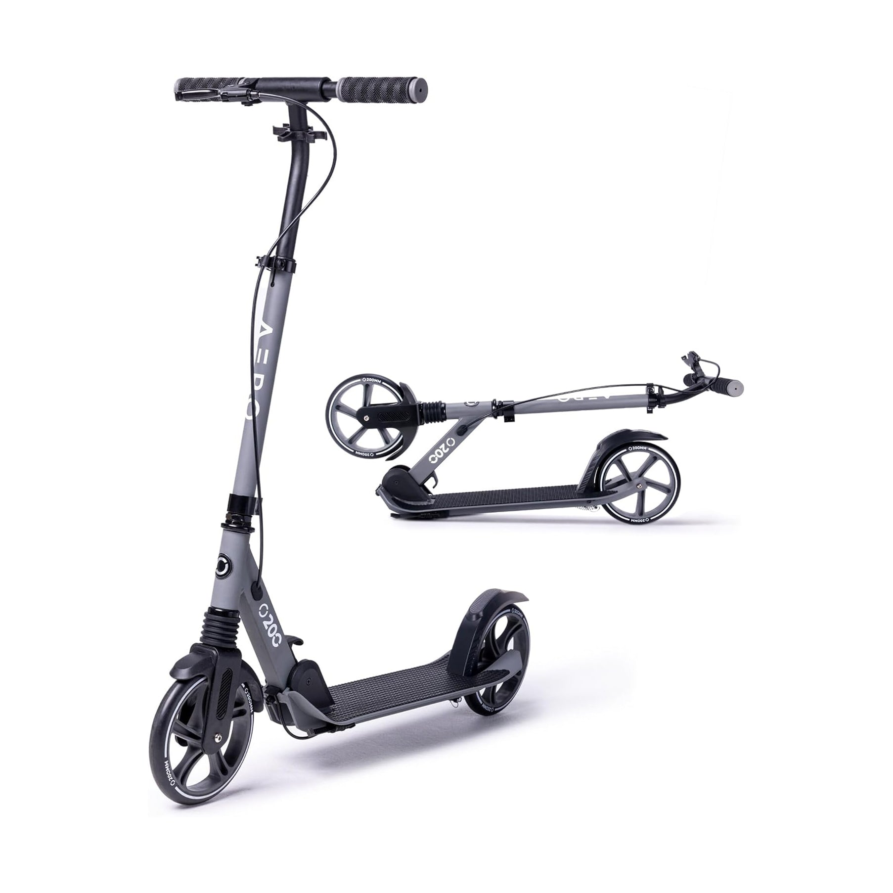 A200 Foldable Scooter - Grey