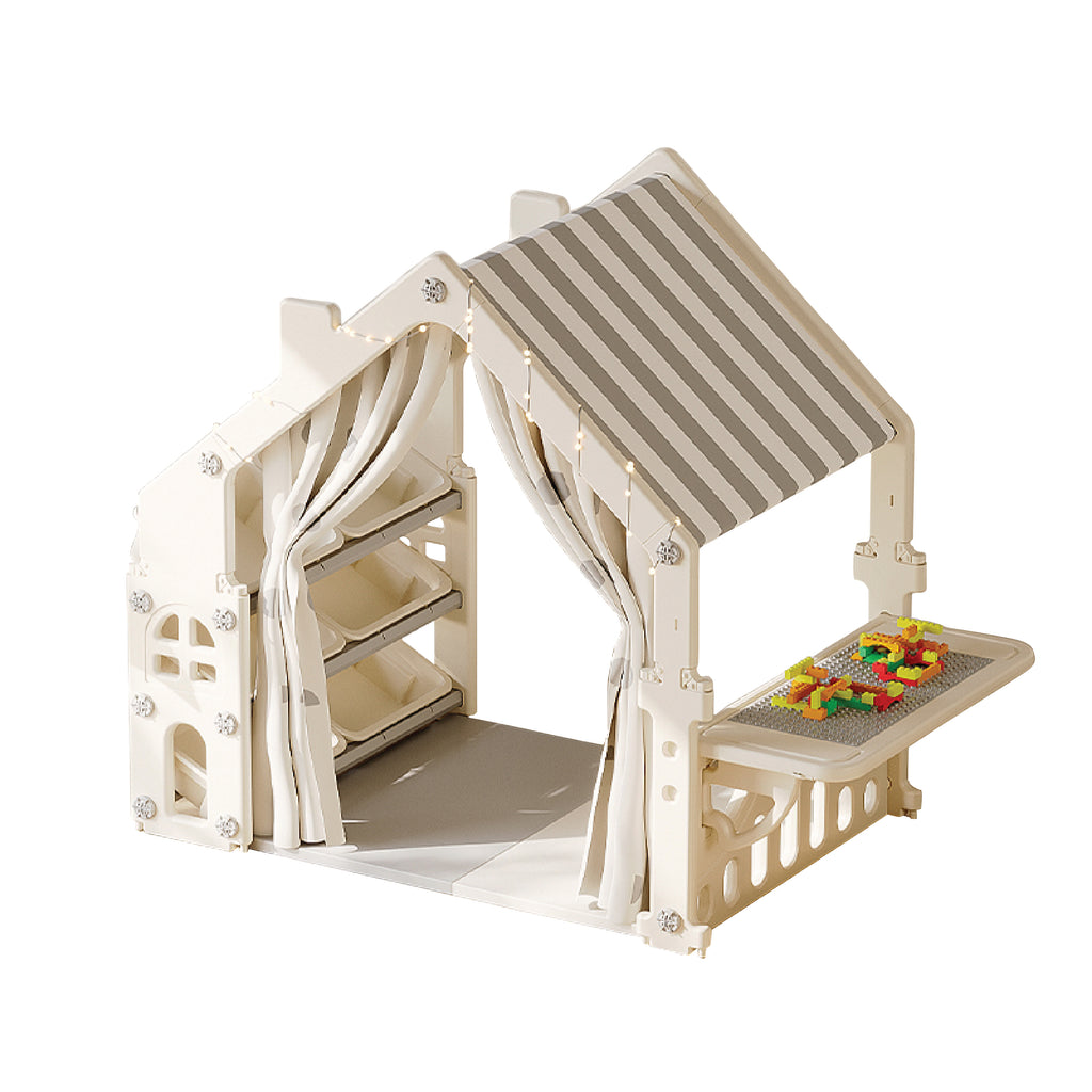 Kids Tent House w/ Storage & Table - Image 6