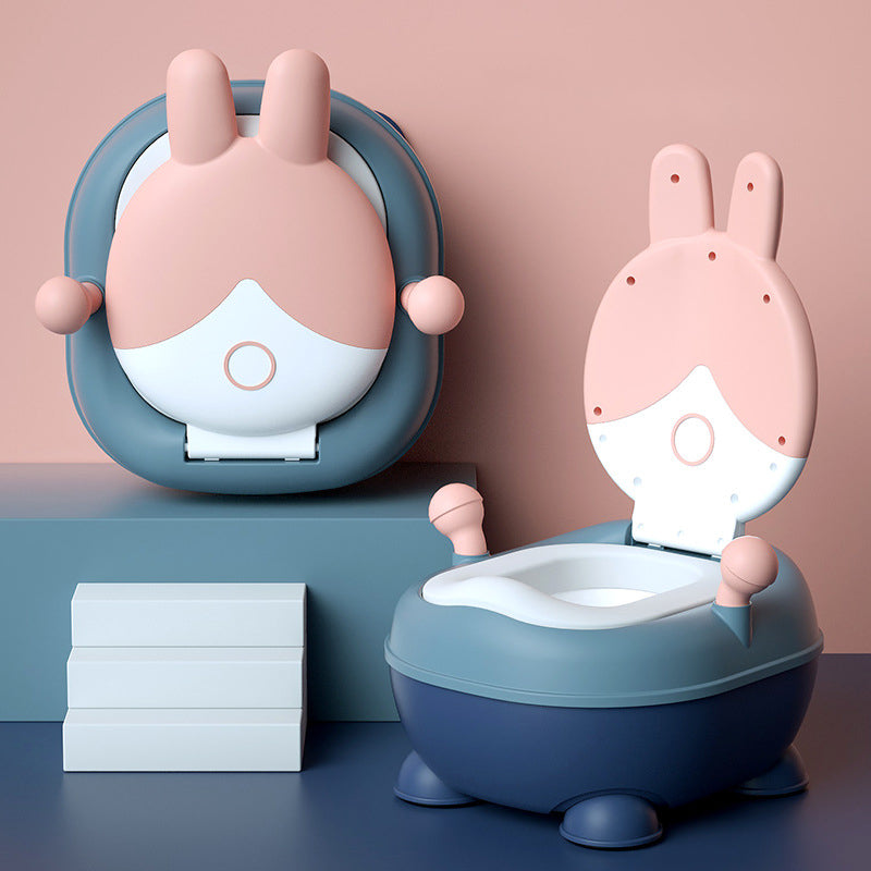 Potty Training Seat - Rabbit Pink/Blue - Image 2