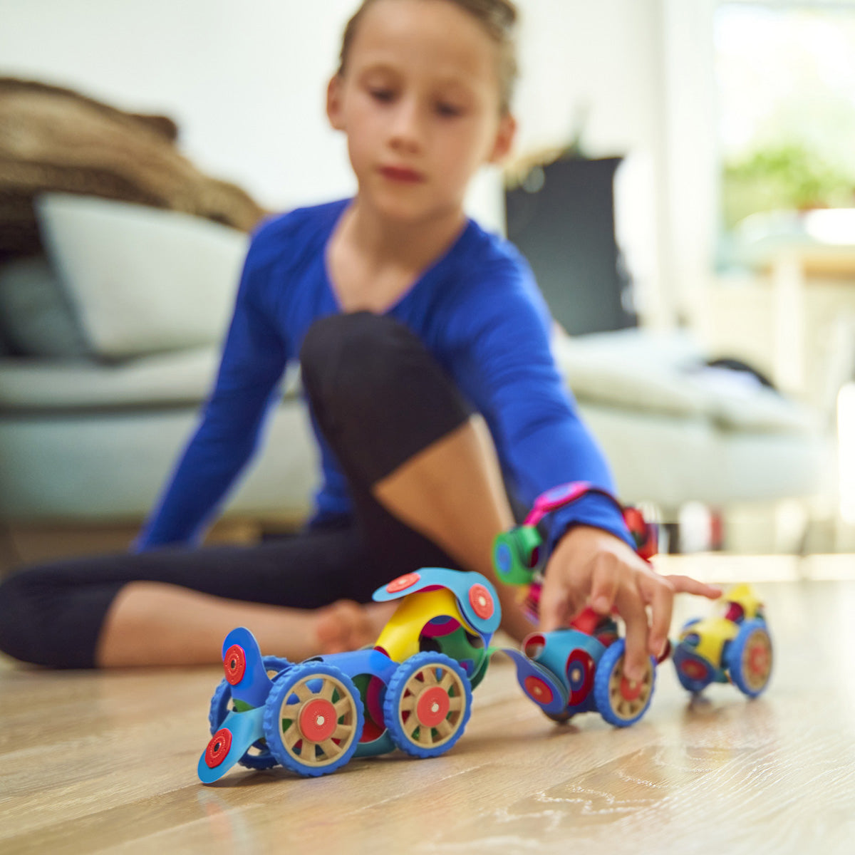 Clixo Wheel Creator Pack - 72 Piece Magnetic Building Set