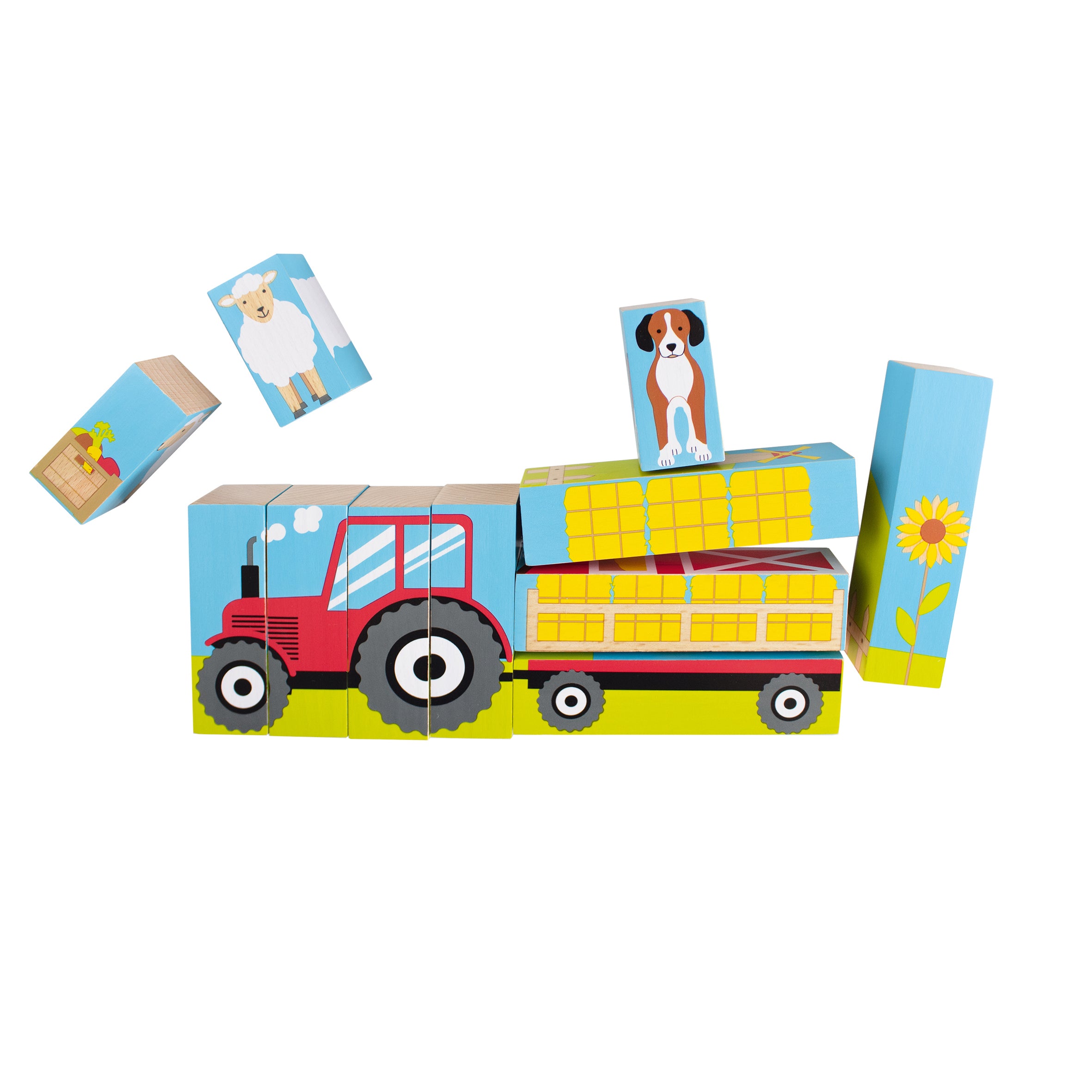 Wooden Block Puzzle - Farm - Image 2