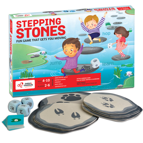 Chalk & Chuckles Stepping Stones - Learning Game (Ages 4 to 10)