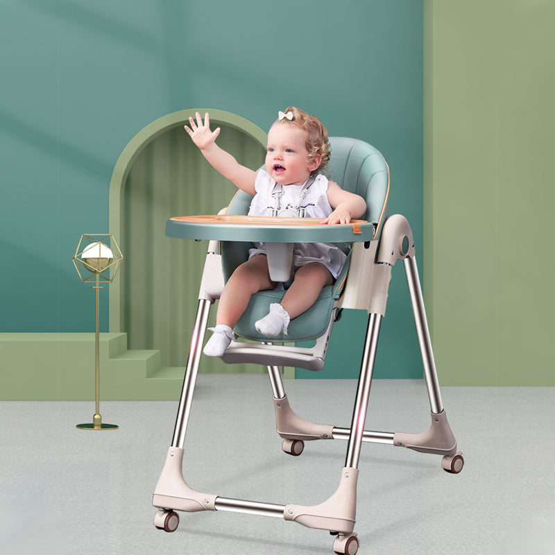 Foldable High Chair - Sage Green - Image 5