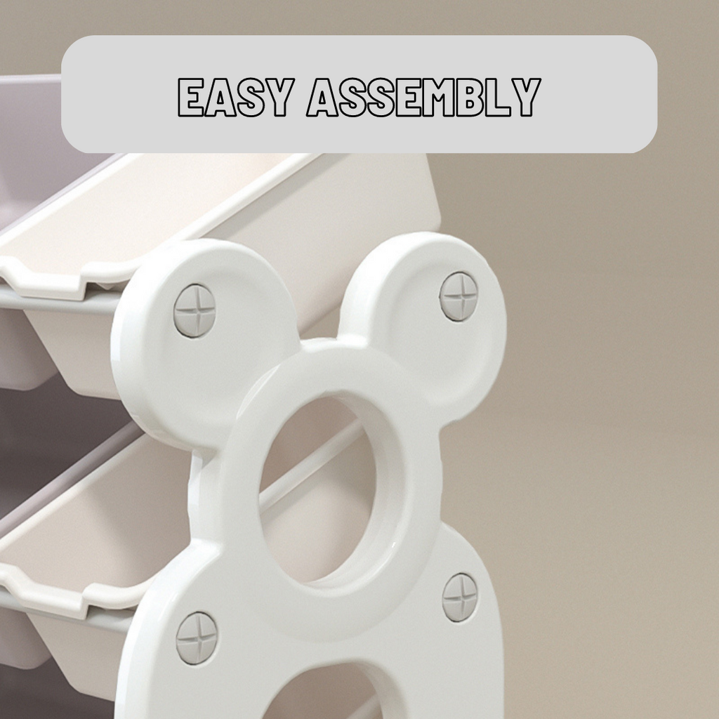 Bear Storage Rack with 9 Boxes - Image 3