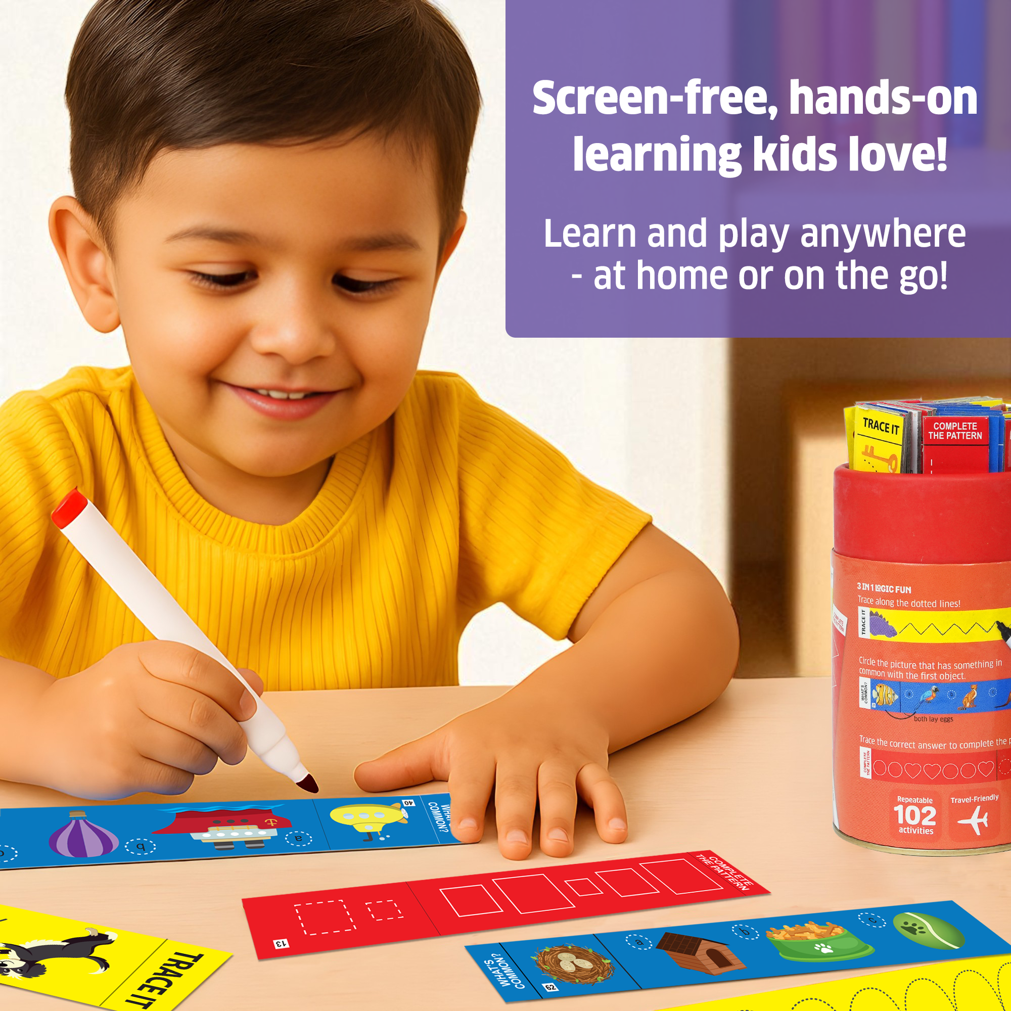 Chalk & Chuckles Smart Sticks Logic Fun (Ages 3 to 6) - Image 2
