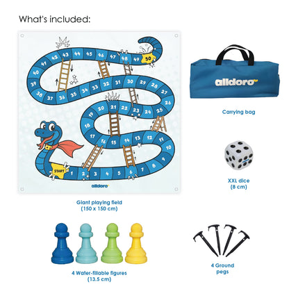alldoro XXL Giant Snakes and Ladders - Image 7