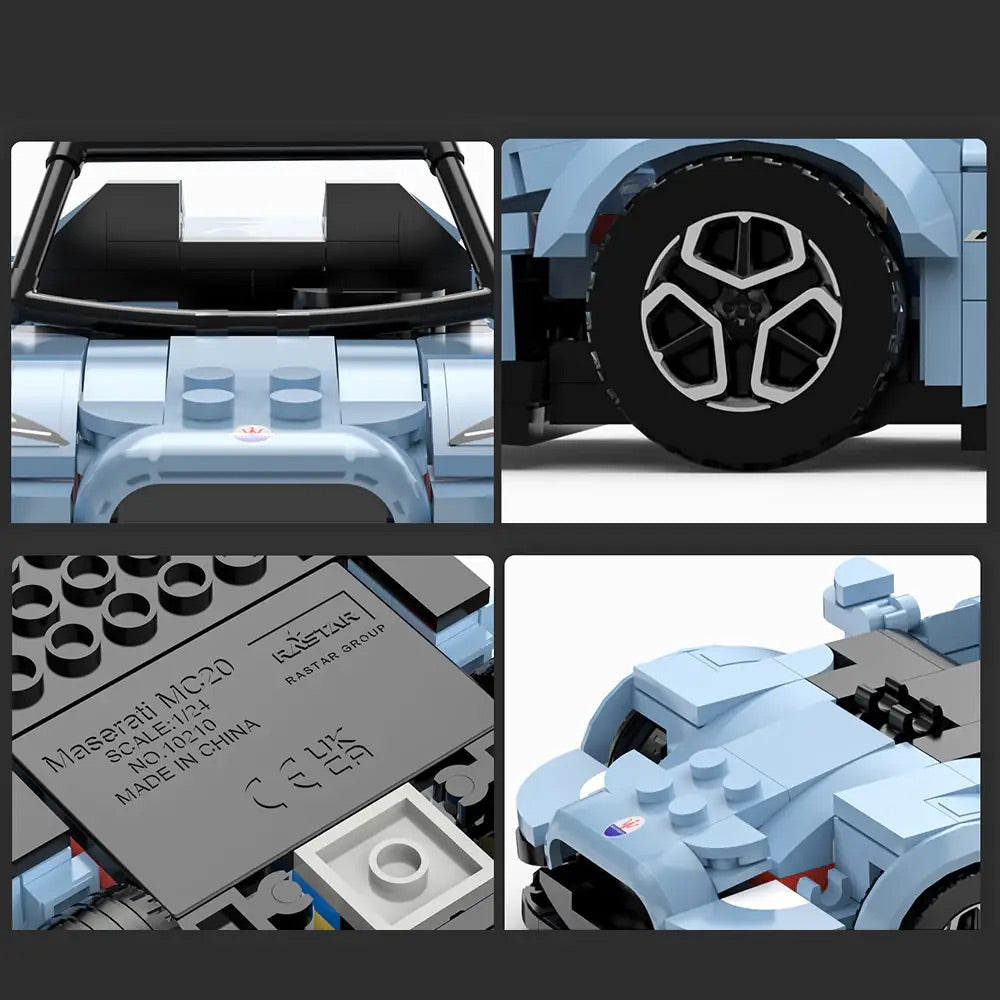 Maserati MC20 Bricks Building Kit - 370pcs - Image 7