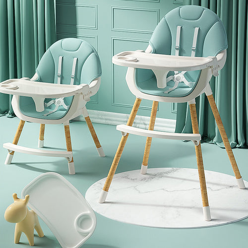 2-in-1 Convertible High Chair - Green - Image 2