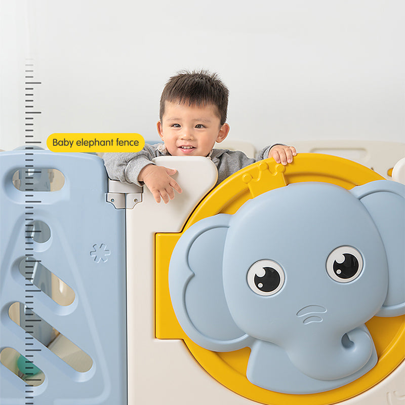 Kids Elephant Playpen 14pcs - Pink - Image 9