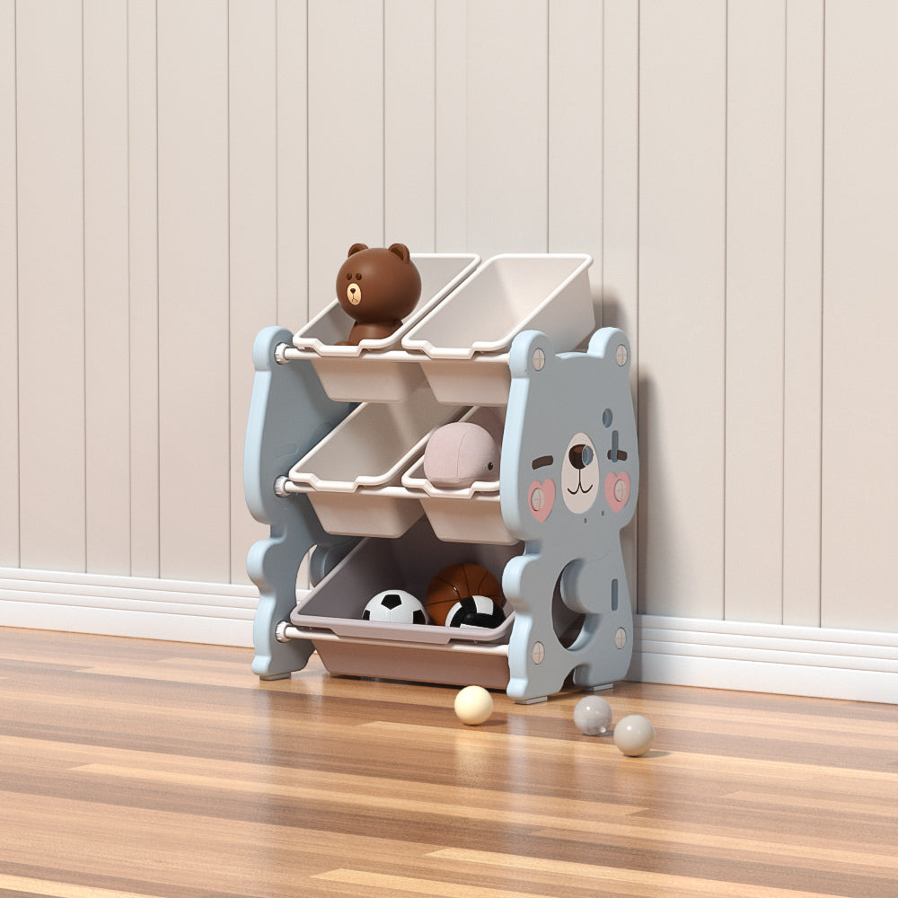 Bear Storage Rack with 5 Boxes - Image 4