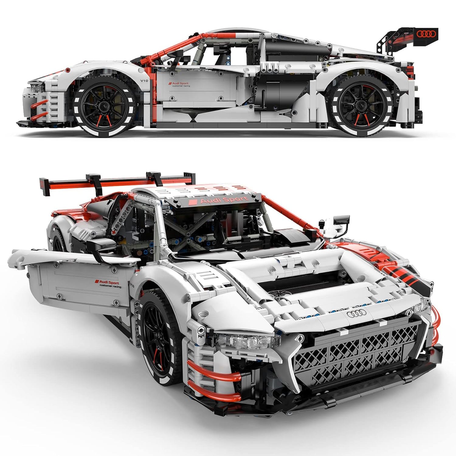 Rastar Bricks - Audi R8 LMS GT3 - 3314 Pieces - Image 2