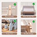 Lovely Baby Bear Storage Rack with 9 Boxes