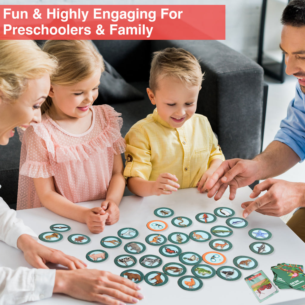 Chalk & Chuckles Eye See-The Animal World - Card Game (Ages 3 to 6) - Image 4