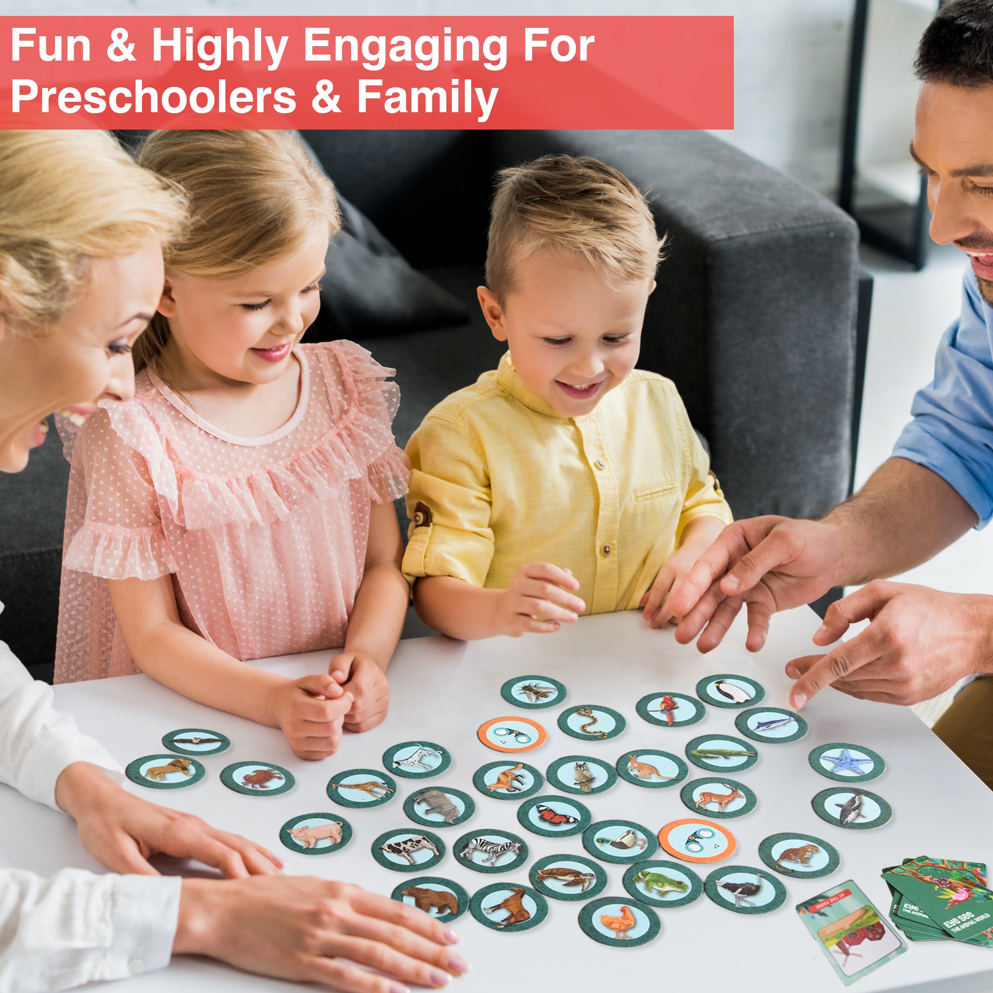 Chalk & Chuckles Eye See-The Animal World - Card Game (Ages 3 to 6) - Image 4
