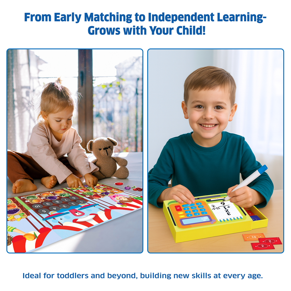 Chalk & Chuckles Busy Market - Learning Game (Ages 3 to 6) - Image 3