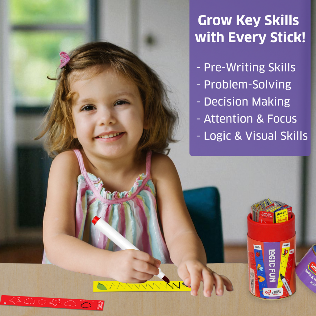 Chalk & Chuckles Smart Sticks Logic Fun (Ages 3 to 6) - Image 3