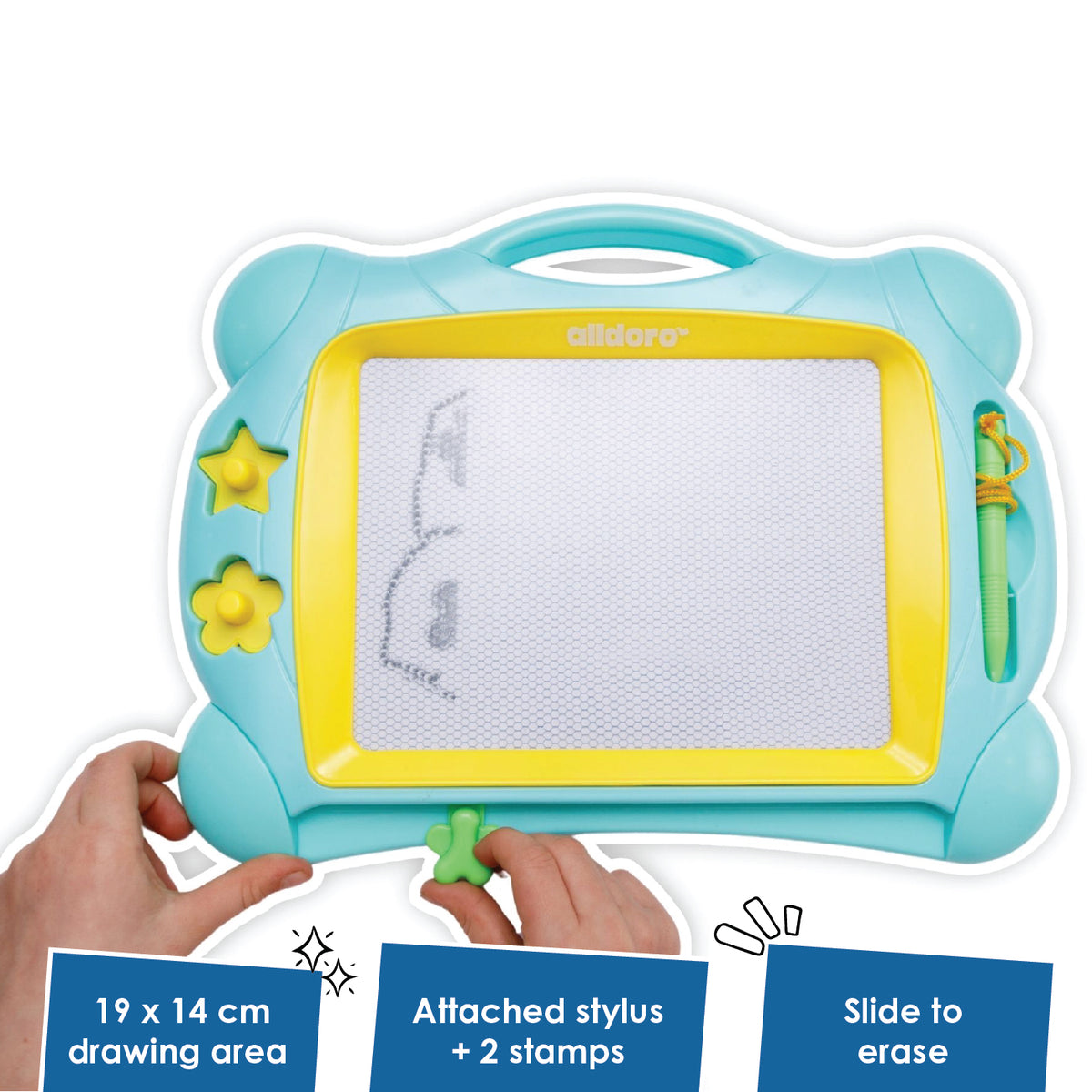 alldoro Magnetic Drawing Board - Image 2