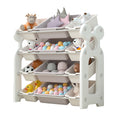 Lovely Baby Storage Rack W/ 12 Boxes - White