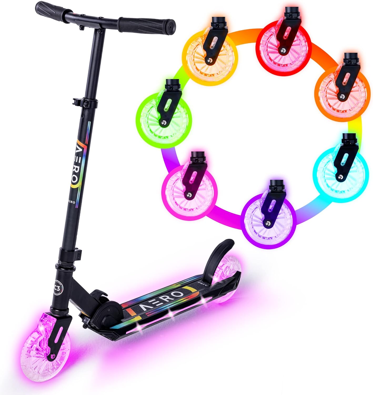 C3 Foldable Scooter - Black