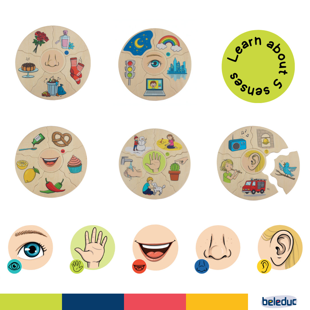 Humanico Matching Puzzle - 5 Senses - Image 3