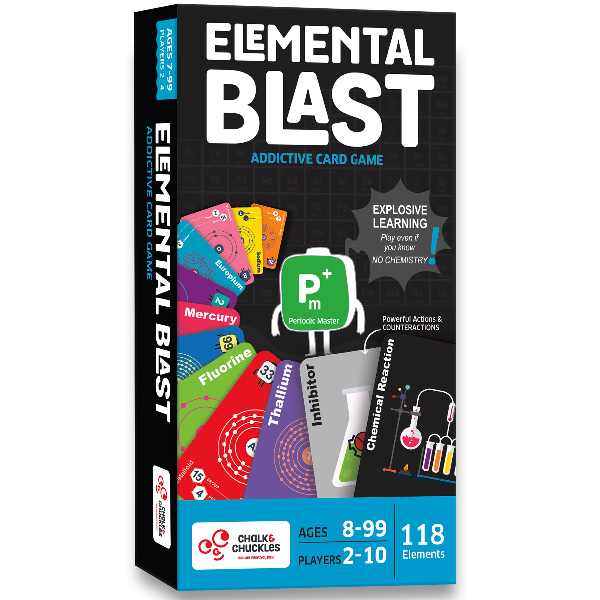 Chalk & Chuckles Elemental Blast - Card Game (Ages 8+)