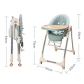 Foldable High Chair - Sage Green - Image 8