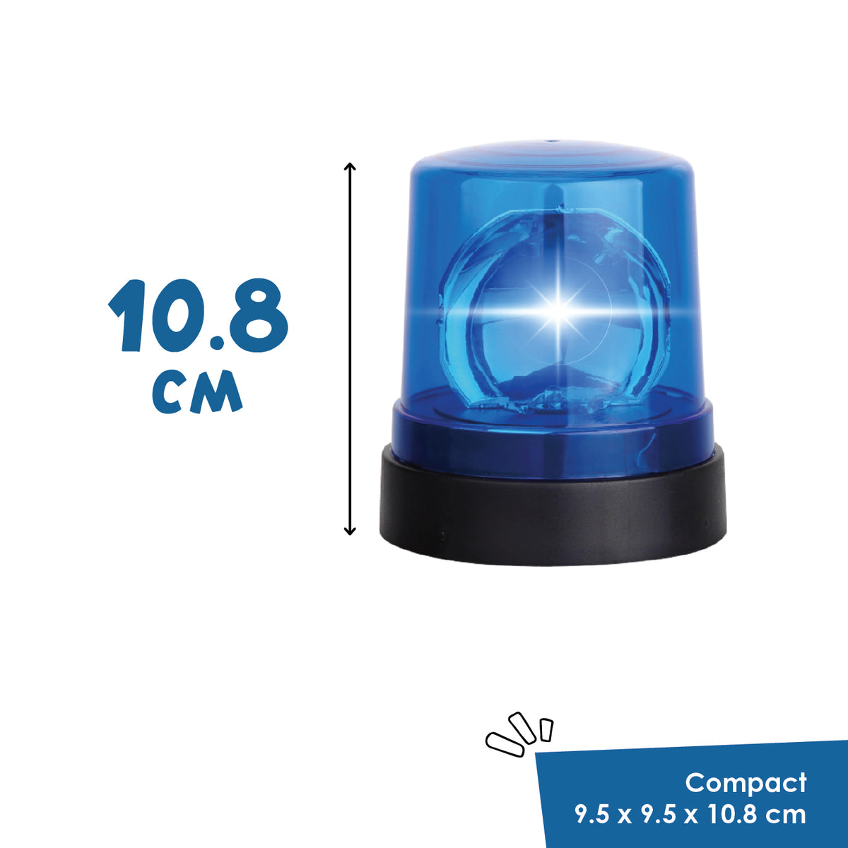 alldoro Toy Rescue Lamp - Blue Light with Sound - Image 3
