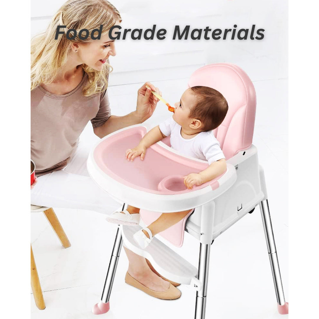 3 in 1 High Chair - Pink - Image 4