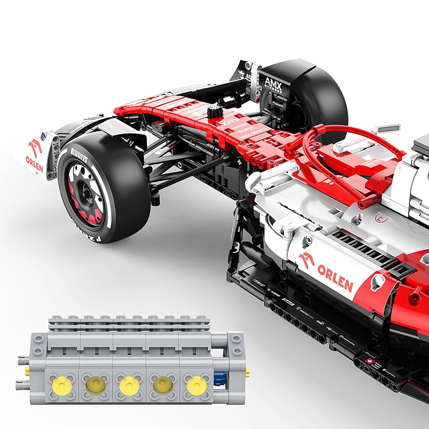 Rastar Bricks - Alfa Romeo Formula 1 C42 - 2306 Pieces - Image 7