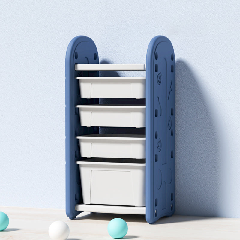 Lovely Baby - Storage Rack With 4 Boxes - Blue - Image 6