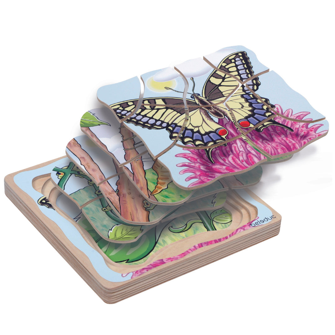5 in 1 Layer Puzzle - Butterfly