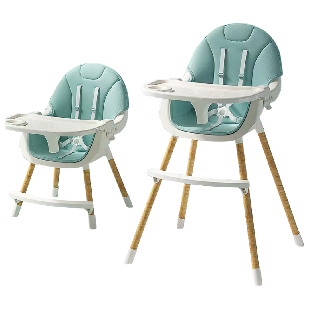 Lovely Baby 2-in-1 Convertible High Chair - Green