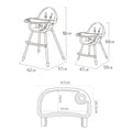 2-in-1 Convertible High Chair - Navy Blue - Image 6