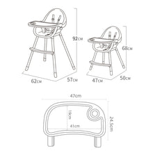 2-in-1 Convertible High Chair - Navy Blue - Image 6