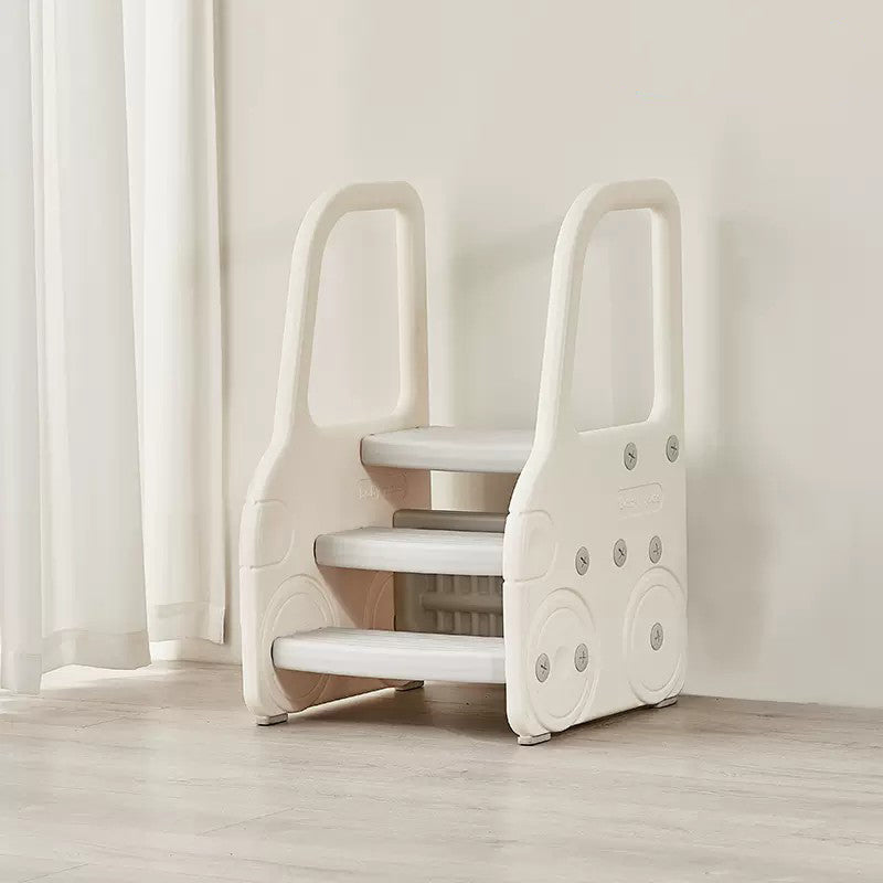 3 Step Stool for Kids -White - Image 2