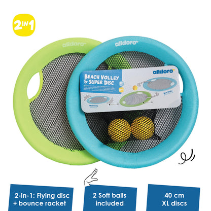alldoro 2 in 1 XL Beach Volley & Super Disc - Image 2