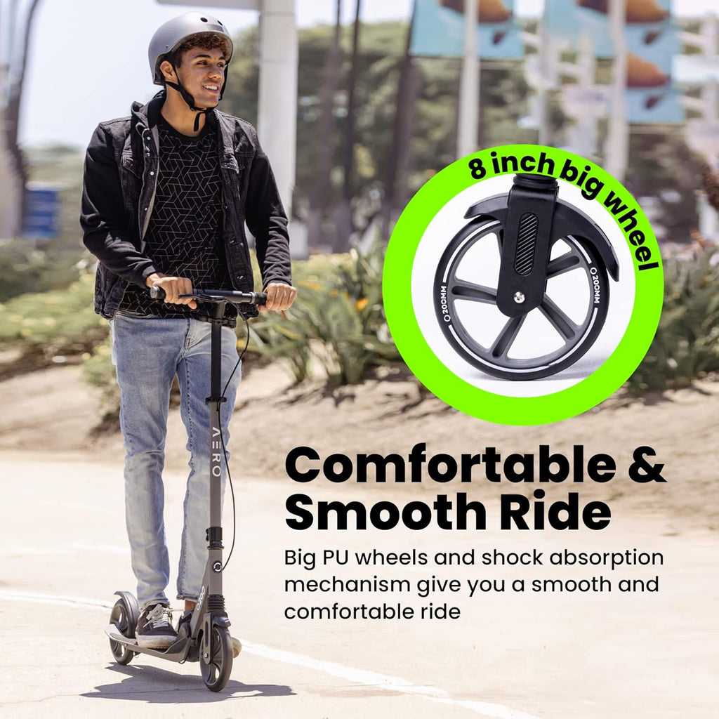 A200 Foldable Scooter - Grey - Image 6