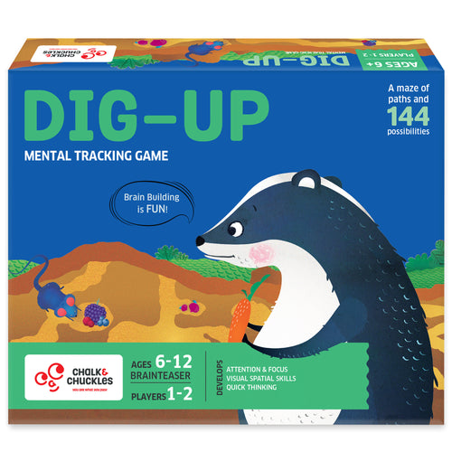 Chalk & Chuckles Dig Up - Board Game (Ages 6 to 12)